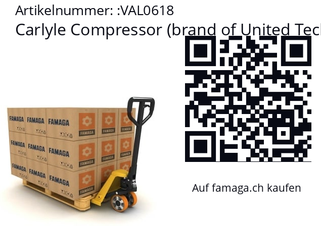   Carlyle Compressor (brand of United Technologies Corporation) VAL0618