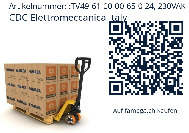   CDC Elettromeccanica Italy TV49-61-00-00-65-0 24, 230VAK