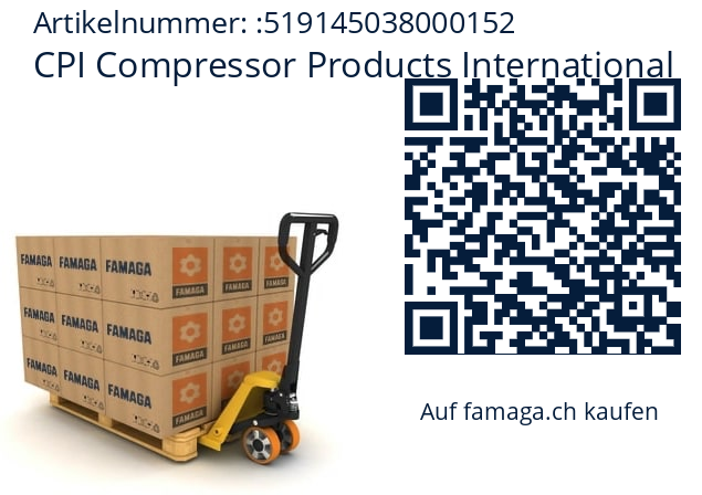 Reperaturset  CPI Compressor Products International 519145038000152