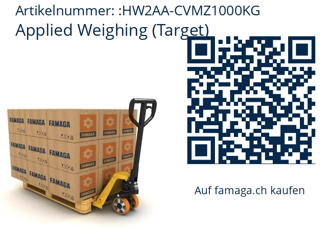   Applied Weighing (Target) HW2AA-CVMZ1000KG