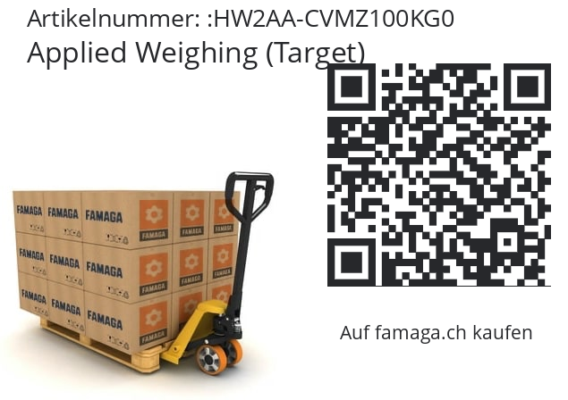   Applied Weighing (Target) HW2AA-CVMZ100KG0