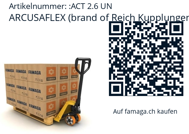   ARCUSAFLEX (brand of Reich Kupplungen) ACT 2.6 UN