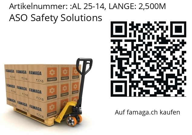   ASO Safety Solutions AL 25-14, LANGE: 2,500M