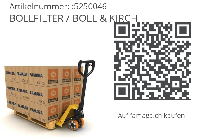   BOLLFILTER / BOLL & KIRCH 5250046