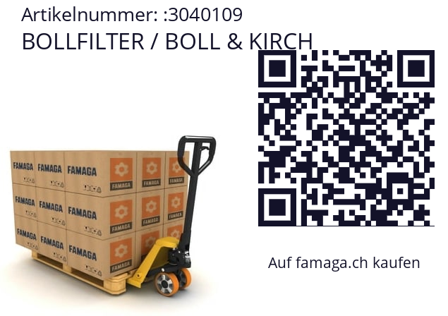   BOLLFILTER / BOLL & KIRCH 3040109