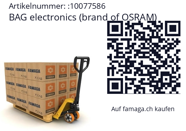 Ballast  BAG electronics (brand of OSRAM) 10077586