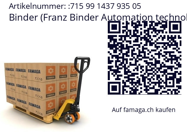   Binder (Franz Binder Automation technology / Connectors) 715 99 1437 935 05