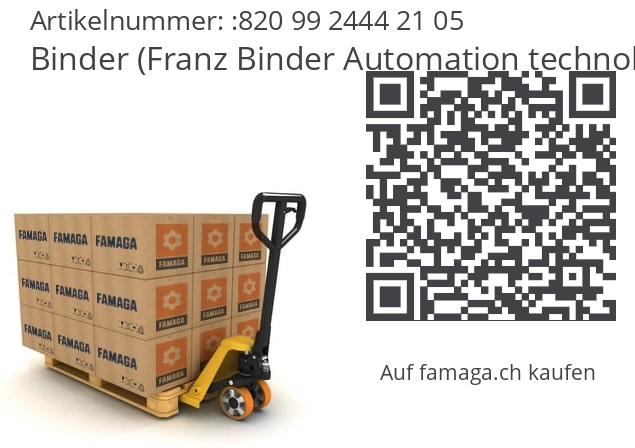   Binder (Franz Binder Automation technology / Connectors) 820 99 2444 21 05