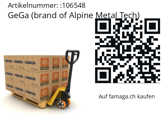   GeGa (brand of Alpine Metal Tech) 106548
