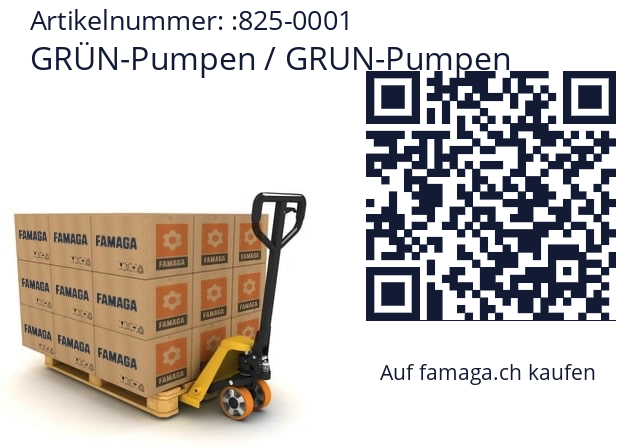   GRÜN-Pumpen / GRUN-Pumpen 825-0001