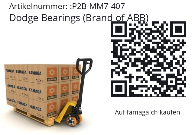  Dodge Bearings (Brand of ABB) P2B-MM7-407
