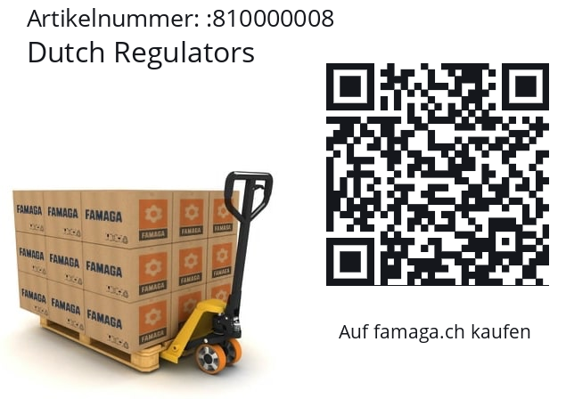   Dutch Regulators 810000008