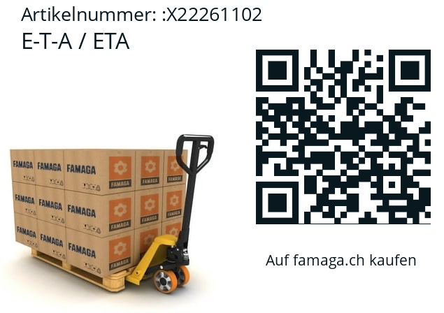   E-T-A / ETA X22261102