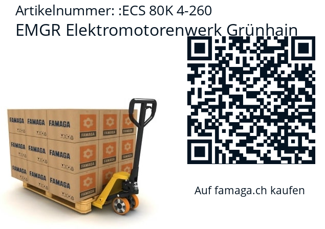   EMGR Elektromotorenwerk Grünhain ECS 80K 4-260