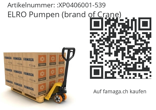   ELRO Pumpen (brand of Crane) XP0406001-539