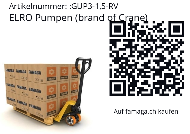   ELRO Pumpen (brand of Crane) GUP3-1,5-RV