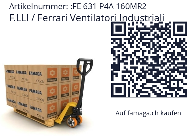   F.LLI / Ferrari Ventilatori Industriali FE 631 P4A 160MR2