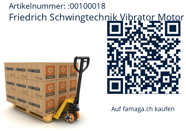   Friedrich Schwingtechnik Vibrator Motor  / Vimarc 00100018