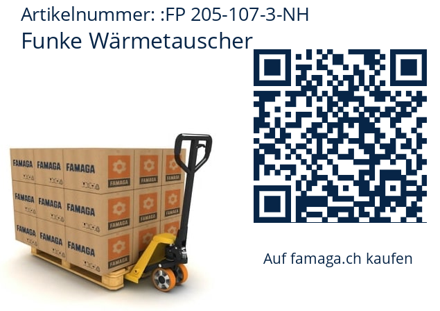   Funke Wärmetauscher FP 205-107-3-NH