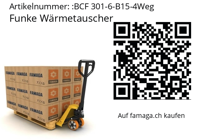   Funke Wärmetauscher BCF 301-6-B15-4Weg