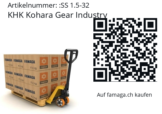   KHK Kohara Gear Industry SS 1.5-32