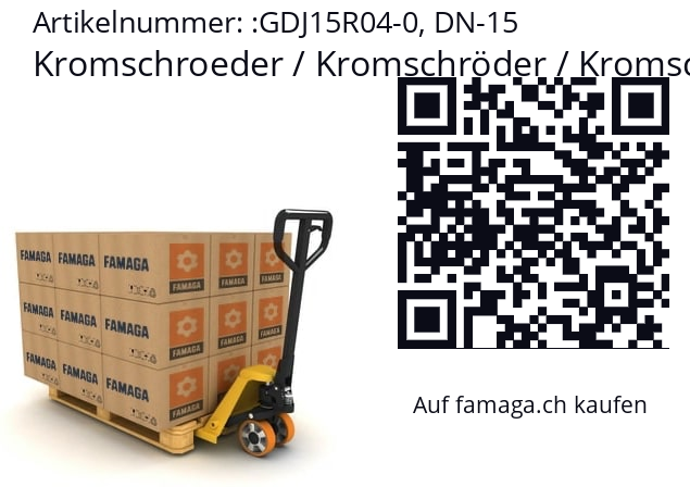   Kromschroeder / Kromschröder / Kromschroder GDJ15R04-0, DN-15