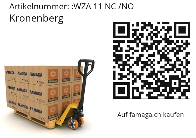 Schalter Sicherheit  Kronenberg WZA 11 NC /NO