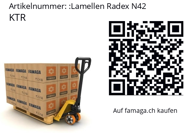   KTR Lamellen Radex N42