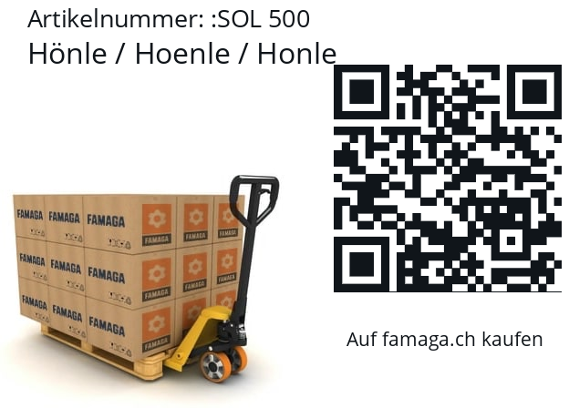   Hönle / Hoenle / Honle SOL 500