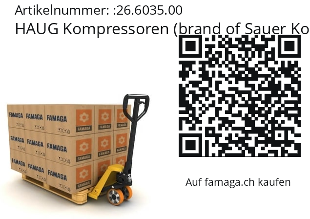   HAUG Kompressoren (brand of Sauer Kompressoren) 26.6035.00