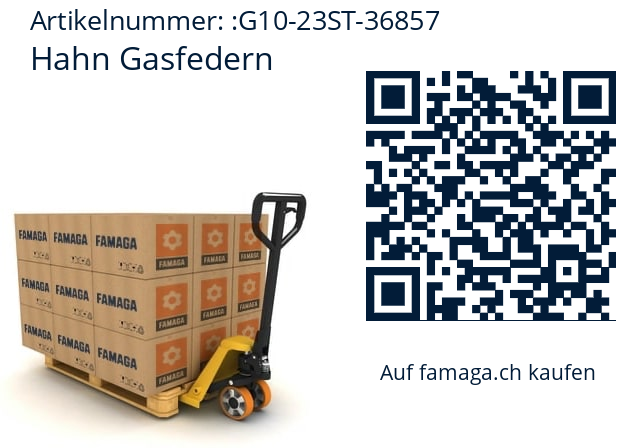   Hahn Gasfedern G10-23ST-36857