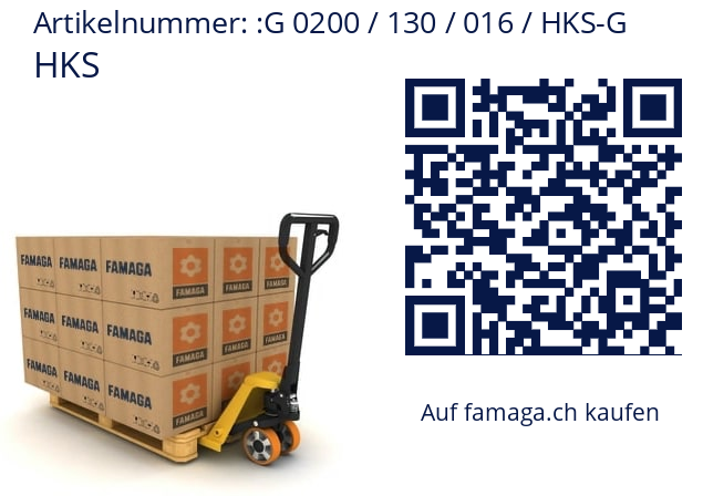   HKS G 0200 / 130 / 016 / HKS-G