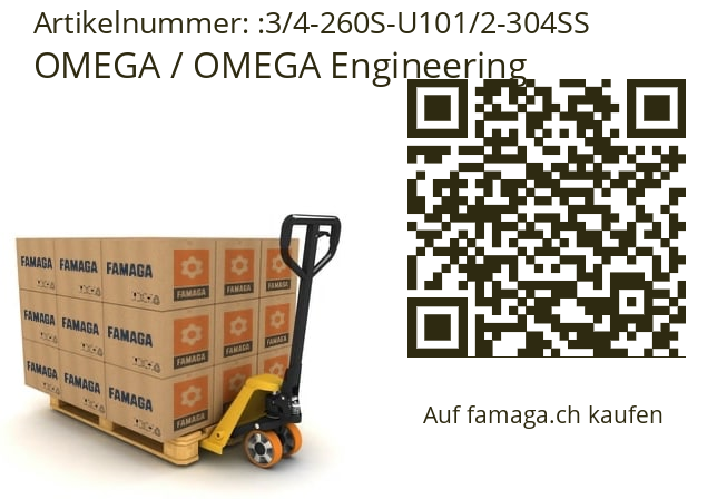   OMEGA / OMEGA Engineering 3/4-260S-U101/2-304SS