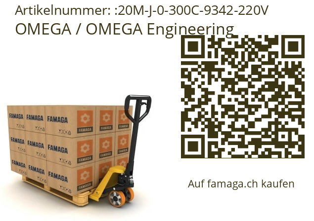   OMEGA / OMEGA Engineering 20M-J-0-300C-9342-220V