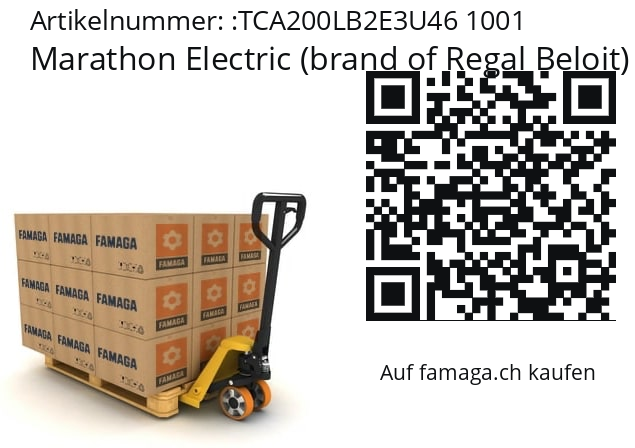   Marathon Electric (brand of Regal Beloit) TCA200LB2E3U46 1001
