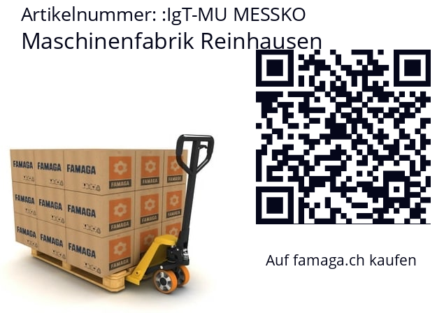   Maschinenfabrik Reinhausen IgT-MU MESSKO