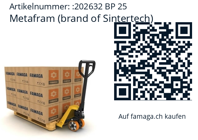   Metafram (brand of Sintertech) 202632 BP 25
