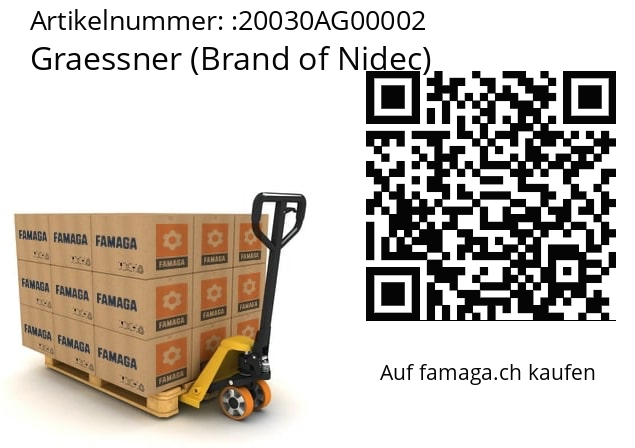   Graessner (Brand of Nidec) 20030AG00002