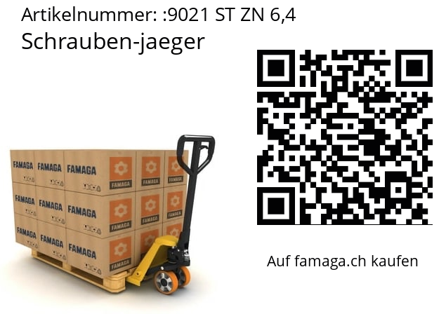   Schrauben-jaeger 9021 ST ZN 6,4