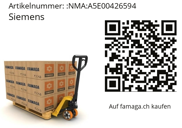   Siemens NMA:A5E00426594
