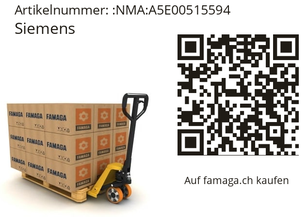   Siemens NMA:A5E00515594