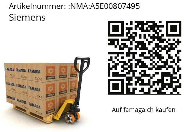   Siemens NMA:A5E00807495