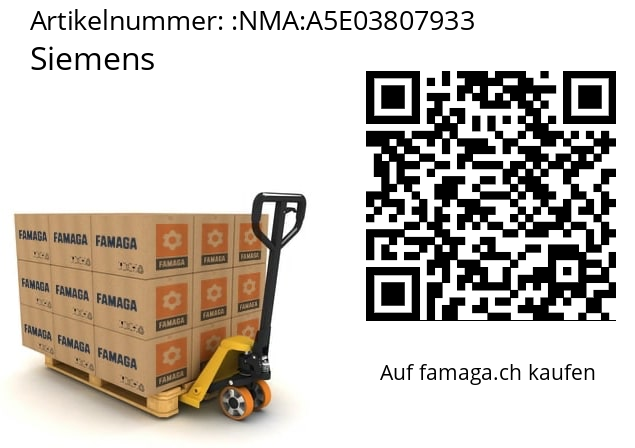   Siemens NMA:A5E03807933