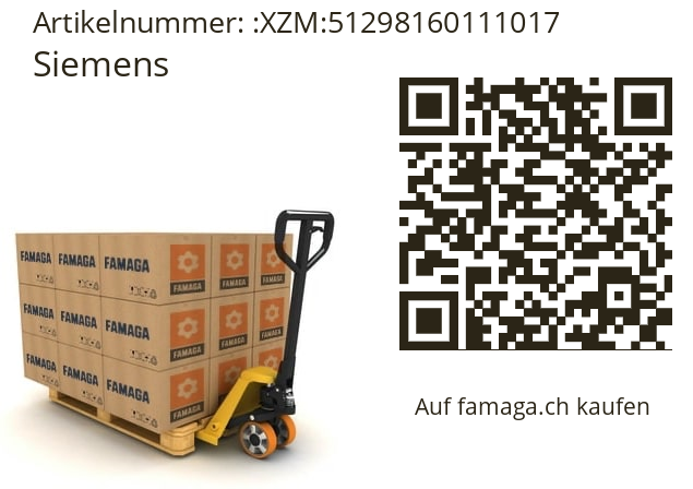   Siemens XZM:51298160111017