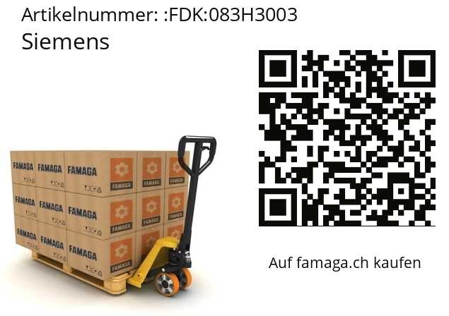   Siemens FDK:083H3003