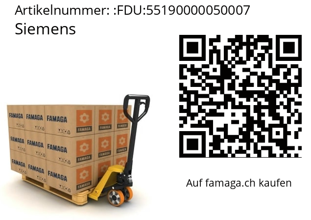   Siemens FDU:55190000050007