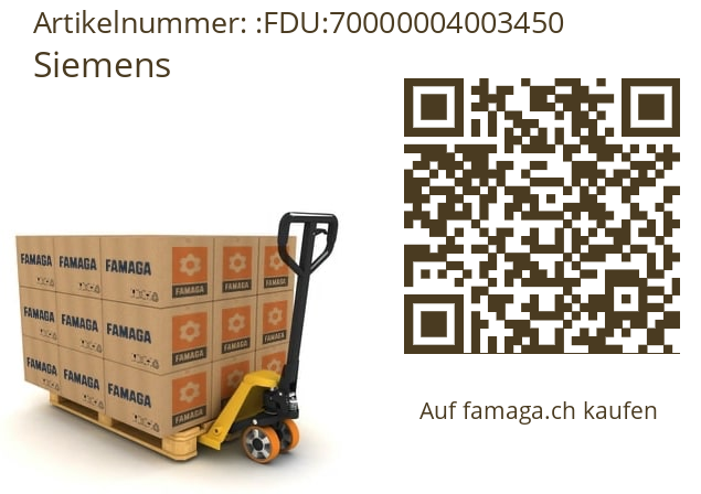   Siemens FDU:70000004003450