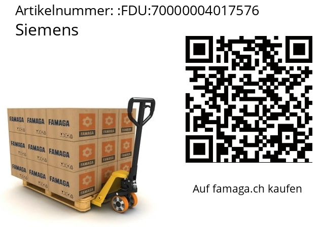   Siemens FDU:70000004017576