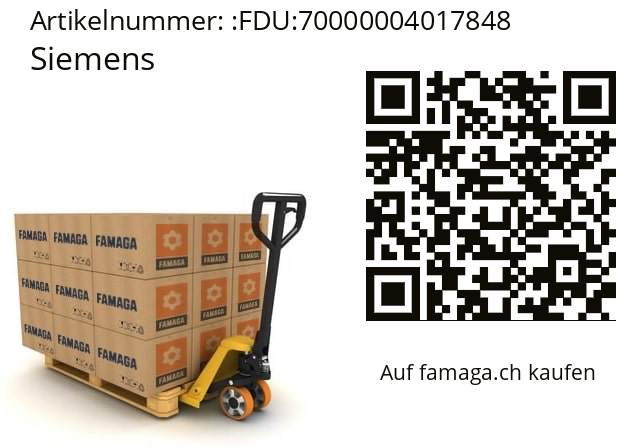   Siemens FDU:70000004017848