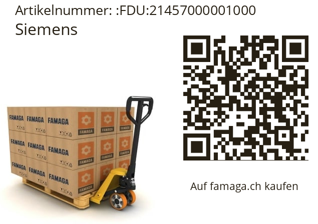   Siemens FDU:21457000001000